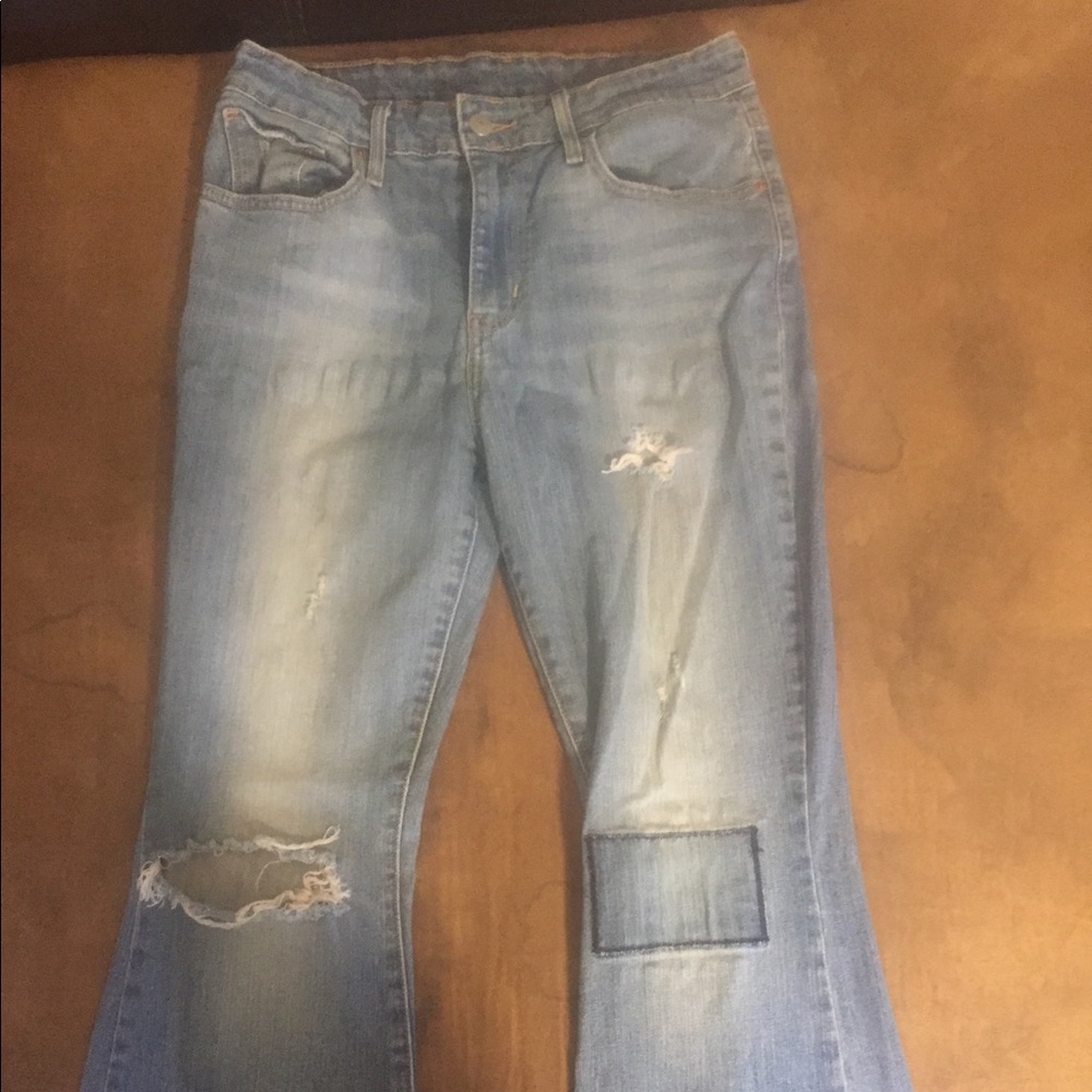 Levi’s flare high rise jeans